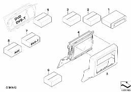 Yedek parçalar DVD-Advanced diagram for BMW X5 E70 LCI 40dX