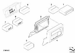 交換部品 DVD-Advanced diagram for BMW X6 E71 30dX