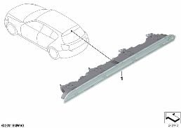 THIRD STOPLAMP diagram for BMW 1 Series F20 LCI 118d