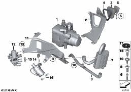 AUXILIARY HEATING diagram for BMW 5 Series F11 LCI M550dX