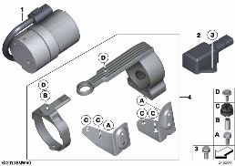 Compressore DSC/sensori/pezzi montabili diagram for BMW Rolls-Royce Phantom RR1 Phantom