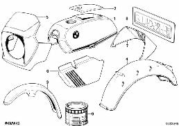 PAINTED PARTS 548 SILBERBEIGE