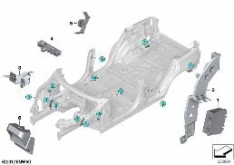 コネクター ホルダー diagram for BMW X6 E71 30dX