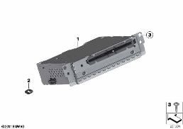 RADIO BMW PROFESSIONAL CD diagram for BMW 3 Series F31 320iX