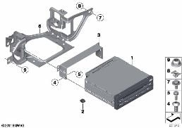 DVD CHANGER/BRACKET