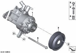 POWER STEERING PUMP/DYNAMIC DRIVE