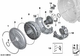GS7D36SG Διπλ.συμπλέκ./σύσ.μετάδ.κίνησ. diagram for BMW 3 Series F80 M3 M3
