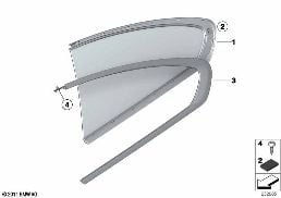 SIDE WINDOW, FIXED POSITION
