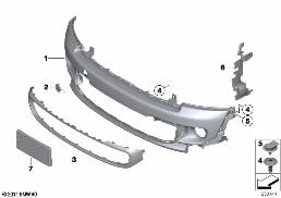 TRIM COVER, FRONT