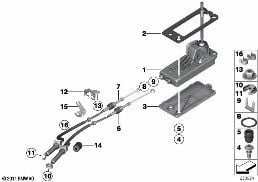 Piezas de cambio diagram for BMW MINI R56 One
