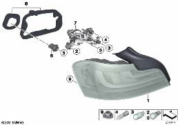 Baklykta diagram for BMW 1 Series E82 135i