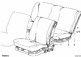 REPAIR SEAT diagram for BMW 3 Series E21 320i