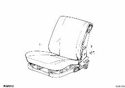 Reparatursitz diagram for BMW 7 Series E32 750iL
