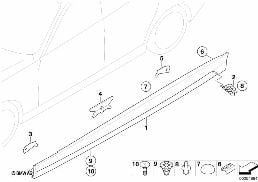 BMW PERFORMANCE AERODYNAMICS, ROCKER