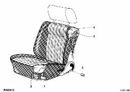 FRONT SEAT, LOW diagram for BMW 3 Series E21 320