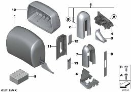 SEAT, FRONT, HEAD RESTRAINT diagram for BMW 3 Series E93 328i