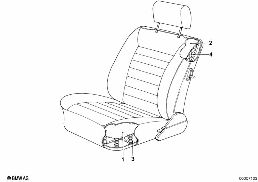 FRONT SEAT SPRING FRAME PAD