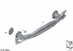 CARRIER, REAR diagram for BMW 3 Series F30 335i