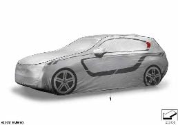 COVER OUTDOOR diagram for BMW 1 Series F21 LCI 118i