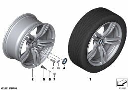 BMW LA WHEEL M DOUBLE SPOKE 343 - 20''