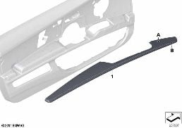 INDIVIDUAL ARMREST, FRONT, LC diagram for BMW 3 Series E92 LCI 325xi