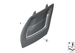 SEAT, FRONT, BACKREST TRIM COVERS