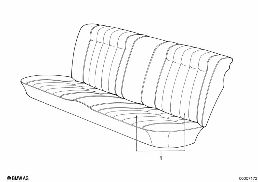 Funda trasera diagram for BMW 3 Series E30 323i