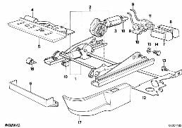BMW SPORTSEAT EL.ADJ. SEAT HEIGHT diagram for BMW 5 Series E28 525i
