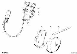 BMW SPORTSEAT EL.ADJUSTABLE HEADREST diagram for BMW 5 Series E28 525i