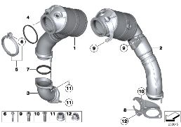 EXHAUST MANIFOLD WITH CATALYST