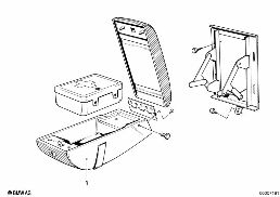 COVER CENTER ARMREST REAR LOWER