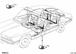 SEAT COVER-RUNNING METER FRONT/REAR diagram for BMW 5 Series E12 530i