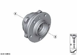 SIDE SHAFT/WHEEL BEARINGS