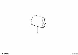 HEADREST FRONT diagram for BMW 8 Series E31 850Ci