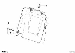 REAR PANEL diagram for BMW 8 Series E31 850Ci