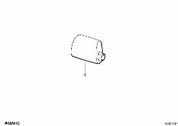 BMW SPORTSEAT HEADREST diagram for BMW 8 Series E31 850Ci