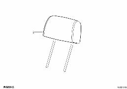 SEAT, FRONT, HEAD RESTRAINT diagram for BMW 3 Series E36 323i
