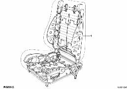 BMW Sportsitz Reparatursitz diagram for BMW 7 Series E32 750iL