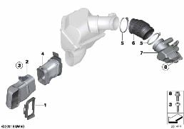 AIR DUCT, INTAKE SILENCER