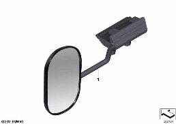 EXTERIOR MIRROR FOR TOWING diagram for BMW 4 Series F33 425d