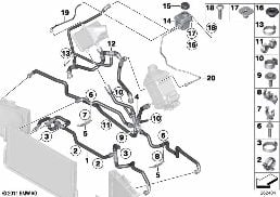 COOLANT HOSES, CHARGE AIR