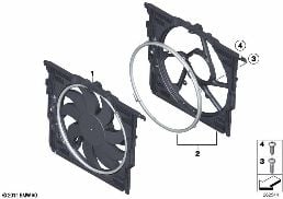 FAN HOUSING, MOUNTING PARTS