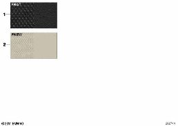 SAMPLES, UPHOLSTERY COLORS, LEATHER/FABR diagram for BMW 5 Series F07 GT 530d