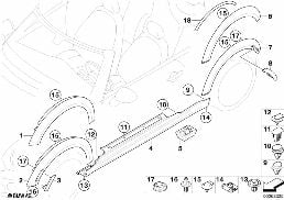 COVER DOOR SILL / WHEEL ARCH