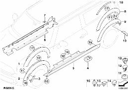COVER DOOR SILL / WHEEL ARCH