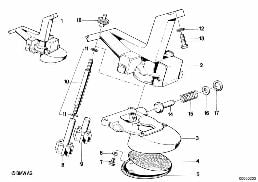 LUBRICATION SYSTEM/OIL PUMP WITH DRIVE diagram for BMW 3 Series E30 325e