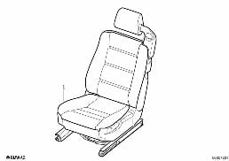 FRONT SEAT diagram for BMW 8 Series E31 850Ci