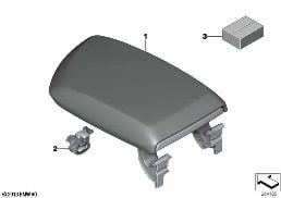 ARMREST, CENTRE CONSOLE diagram for BMW 2 Series F22 228i