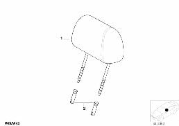 Siège avant appui-tête siège sport diagram for BMW 5 Series E39 525td