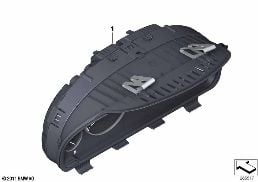 INSTRUMENT CLUSTER diagram for BMW X5 F15 30dX